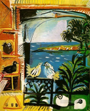  Taller Arte - El taller de las palomas III 1957 cubismo Pablo Picasso